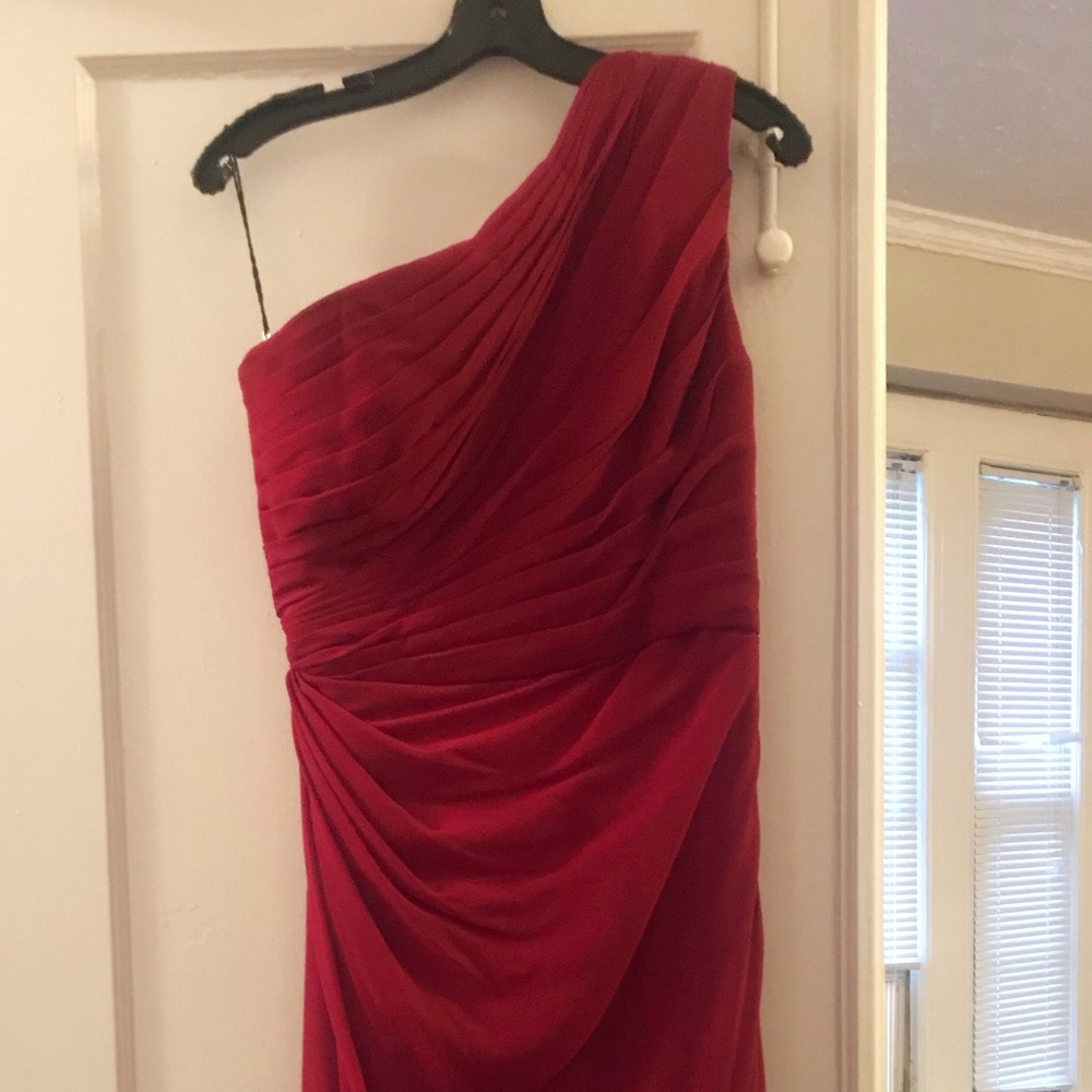 Monique Lhuillier Cranberry 450181 Dress Sz 12